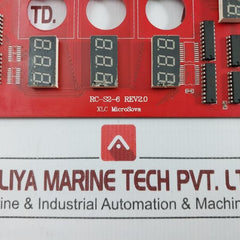 Xlc Microsova Numeric Display Interface Board Rc-s2-6