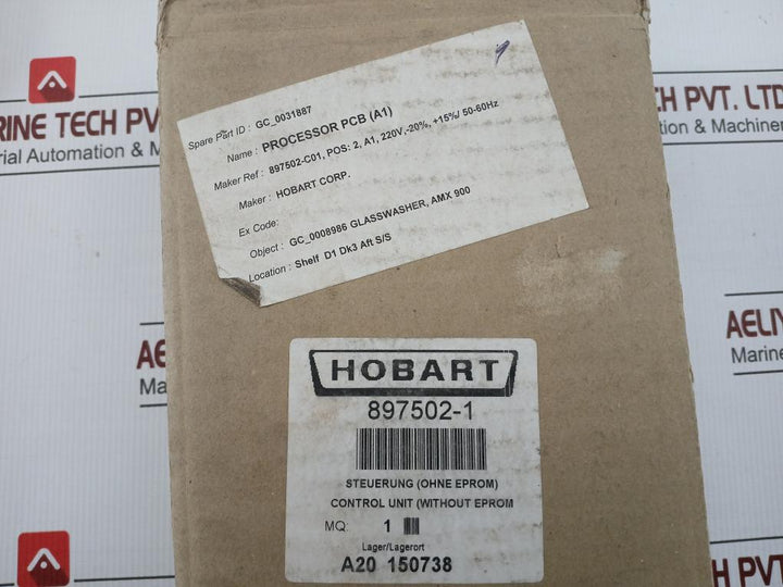 Xml-4 897502-001 Control Unit Pcb Board 50–60 Hz Hobart