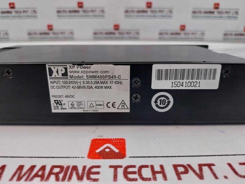 Xp Power 400w Smm400ps48-c Power Supply Dc Output 42-58v/9.53a