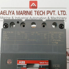 Xt4L 250 Abb 50-60Hz Circuit Breaker