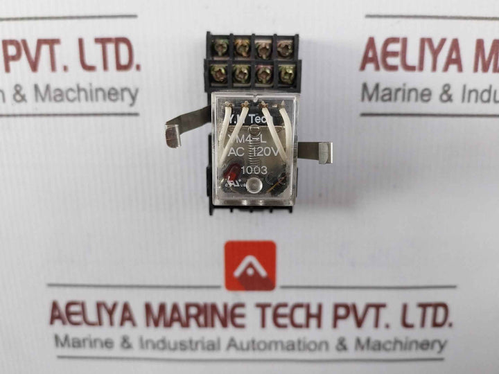 Y.M. Tech Ym4-l Relay With Base 10A 300Vac