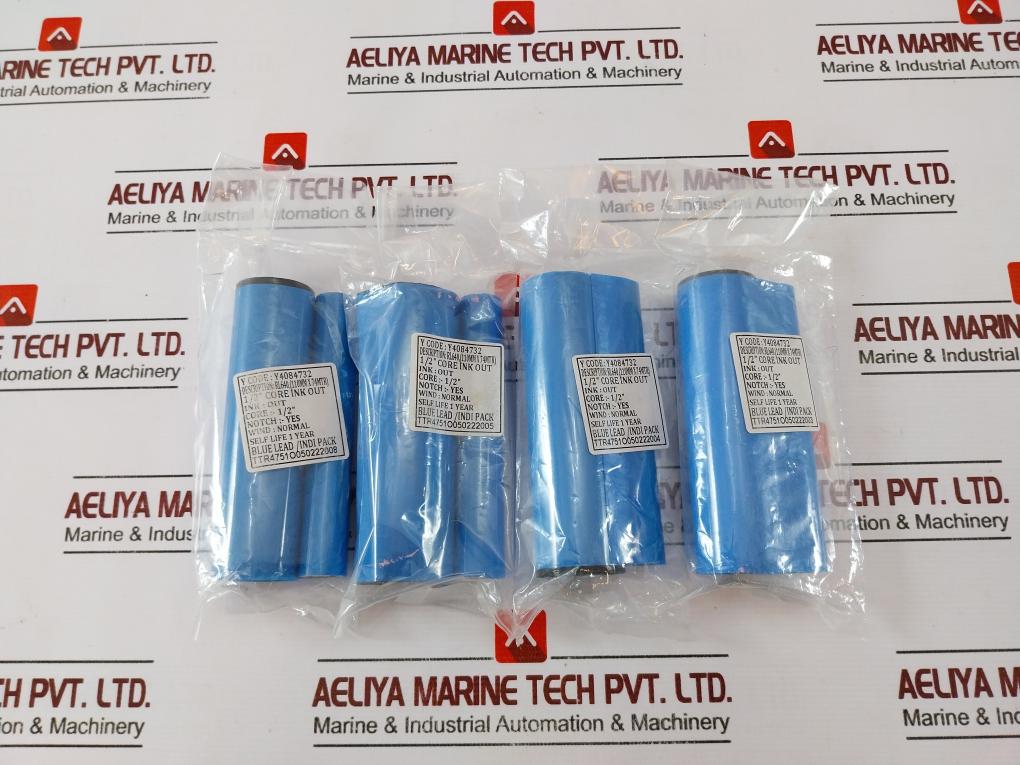 Y4084732 1/2 Inch Core Ink Out Thermal Transfer Ribbon 110 Mm X 74 Meter Rl640