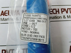 Y4084732 Rl640 Blue Lead Ribbon Roll 110mm X 74 Meters 1/2"