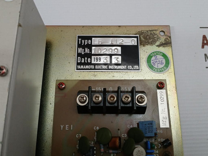 Yamamoto-Electric-Ac-200-220v-Lb112-Thermo-Transmitter-LB-112-0-209948-6