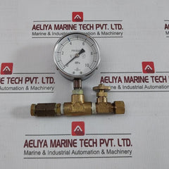 Yamamoto Keiki 0I55825 Pressure Gauge Assembly 0-10 Mpa