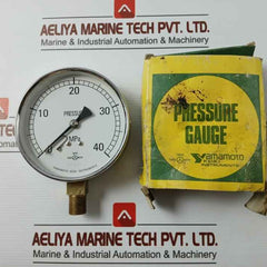 Yamamoto Keiki Bv Pressure Gauge 0-40 Mpa Class 1.6