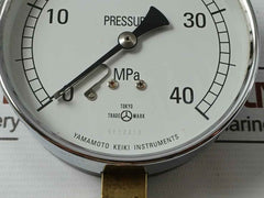 Yamamoto Keiki Bv Pressure Gauge 0-40 Mpa Class 1.6