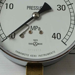 Yamamoto Keiki Bv Pressure Gauge 0-40 Mpa Class 1.6