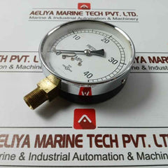 Yamamoto Keiki Bv Pressure Gauge 0-40 Mpa Class 1.6