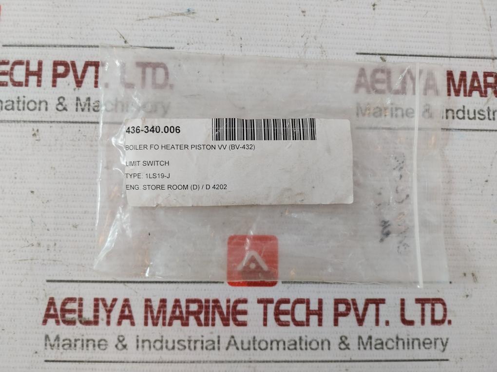Yamatake-honeywell 1Ls19-j Micro Limit Switch 436-340.006 0.4A-125Vdc