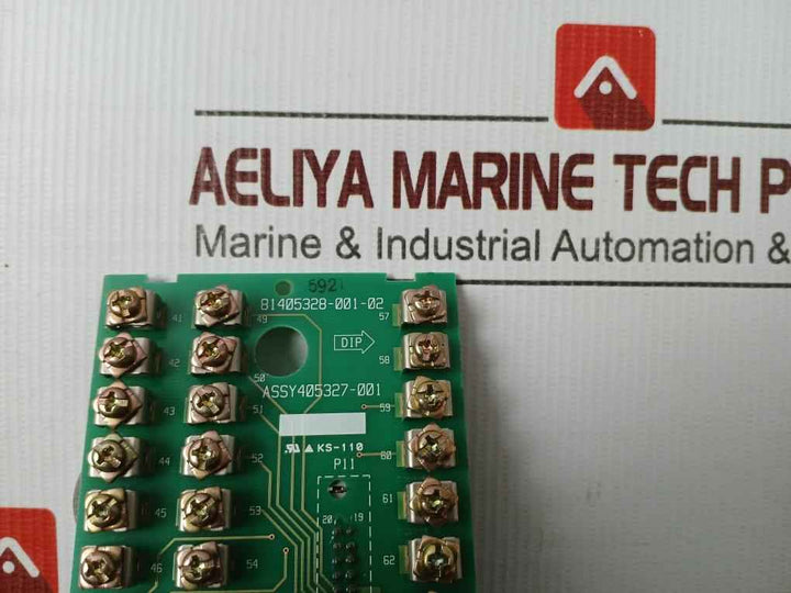 Yamatake-honeywell 405327-001 Ks-110 Printed Circuit Board 81405328-001-02