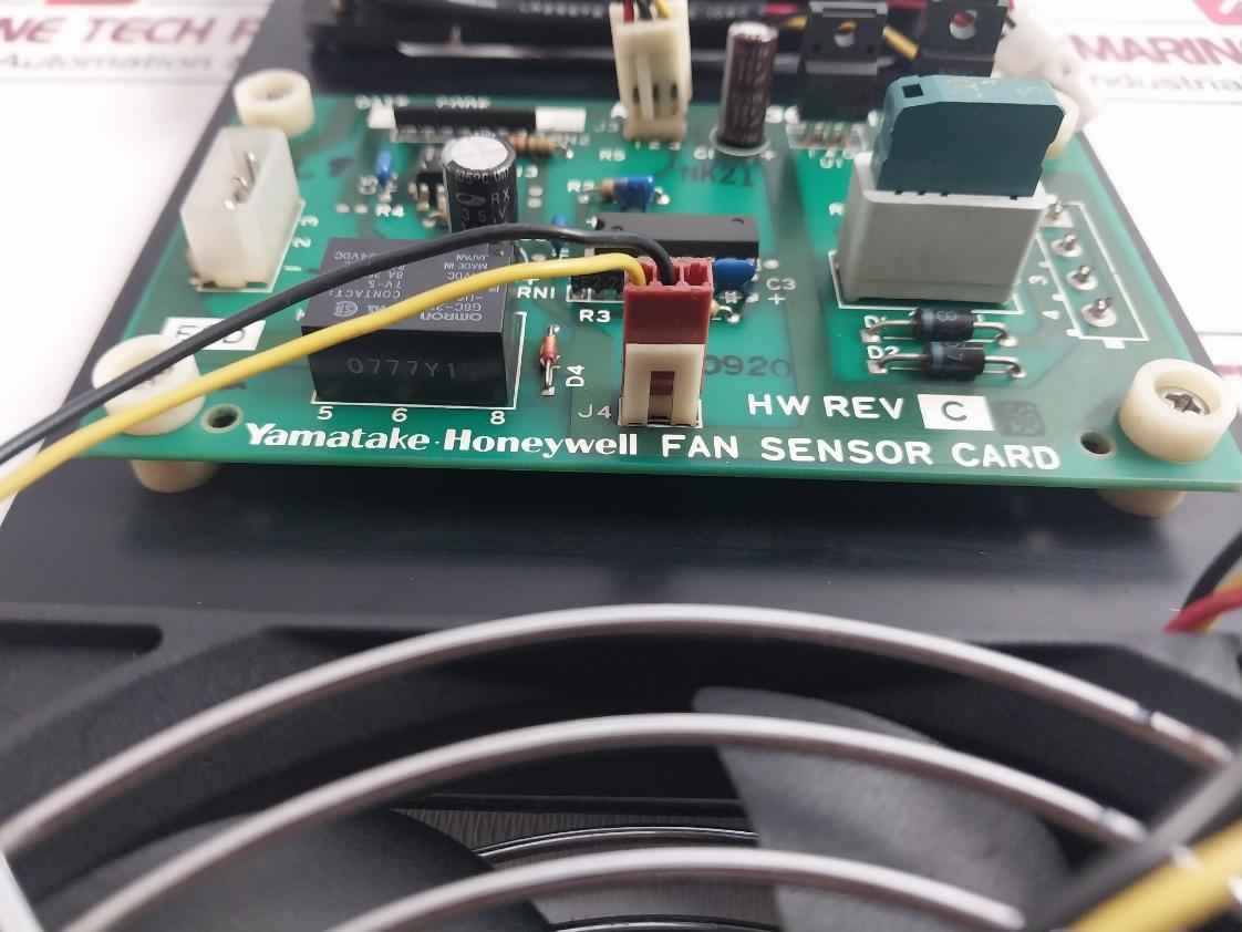 Yamatake-honeywell 80363001-001 Axial Fan Assembly Panel Cd1225D24Hb Rev: C 24V