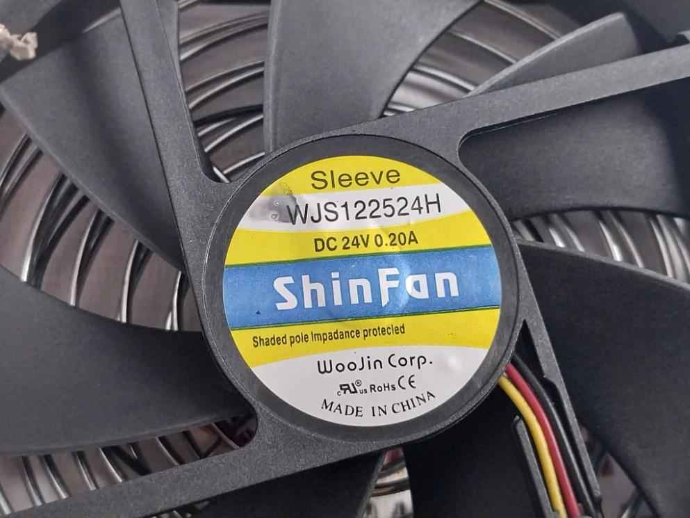 Yamatake-honeywell 80363001-001 Axial Fan Assembly Panel Cd1225D24Hb Rev: C 24V