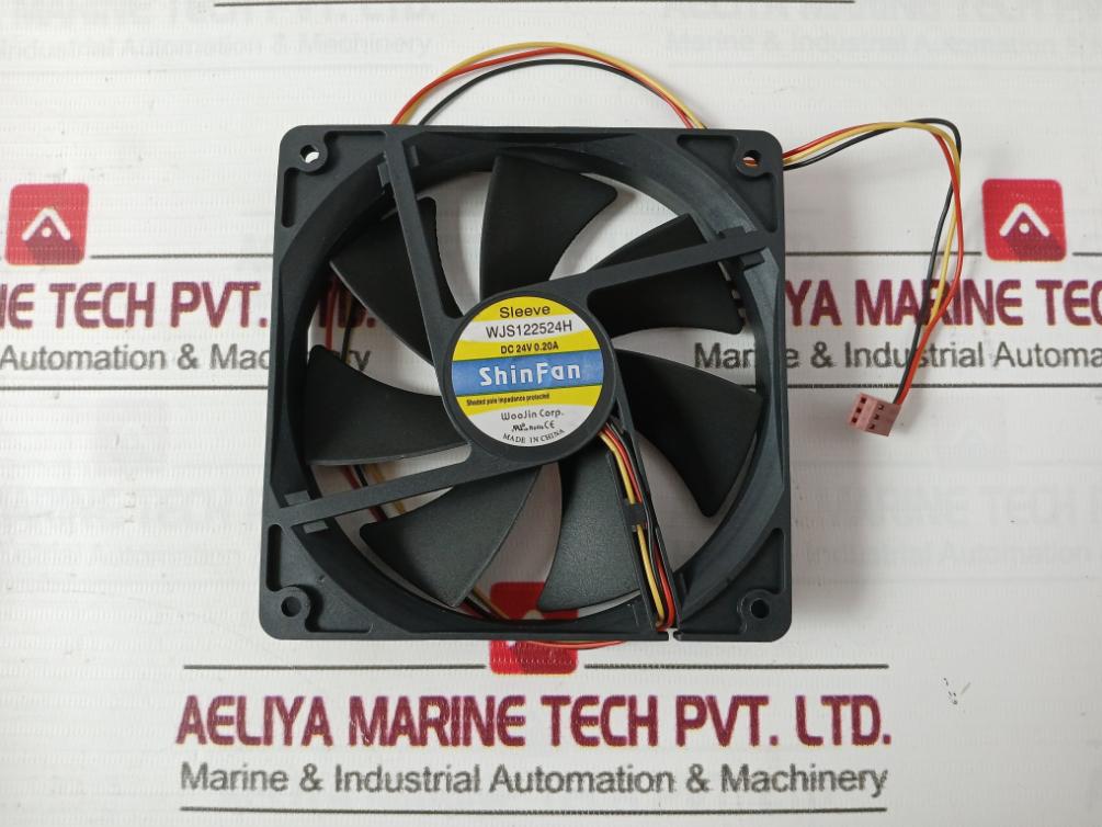 Yamatake-honeywell 80363001-001 Axial Fan Assembly Panel Dfs122524H Rev: C Dc24V