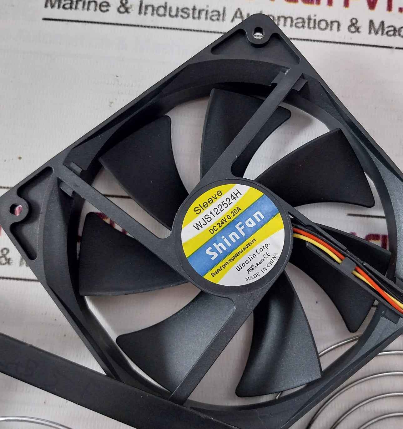 Yamatake-honeywell 80363001-001 Axial Fan Assembly Panel Fbk-12G24H Dc24V 0.20A