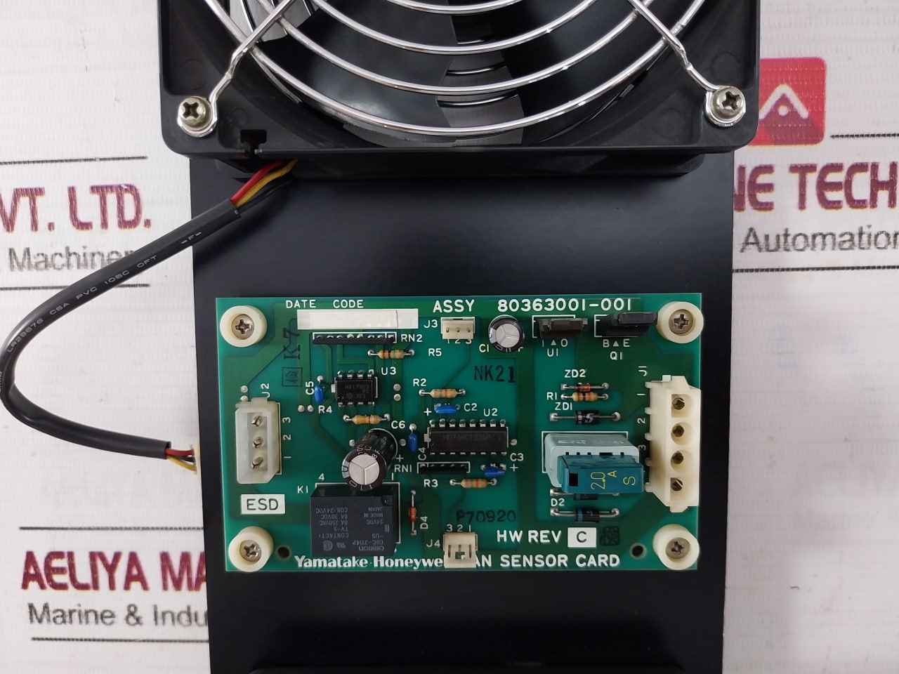 Yamatake-honeywell 80363001-001 Axial Fan Assembly Panel Fbk-12G24H Dc24V 0.20A