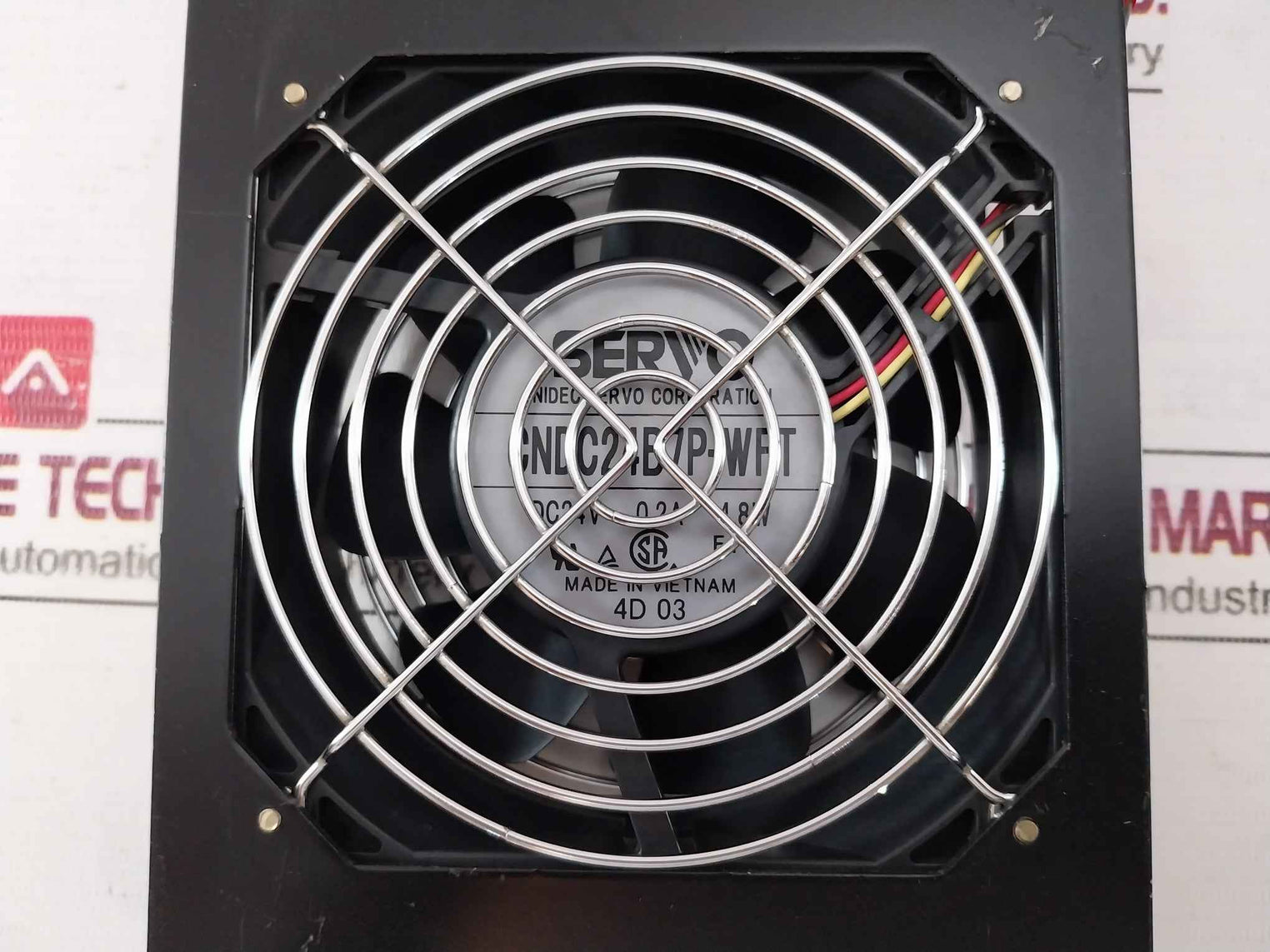 Yamatake-honeywell 80363001-001 Axial Fan Assembly Panel Sd12038C2Hl Dc24V 0.2A