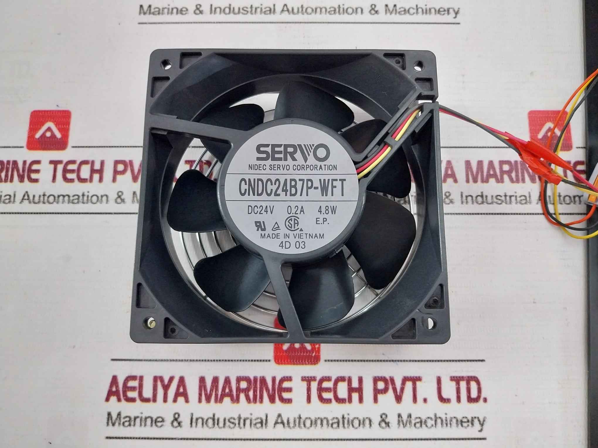 Yamatake-honeywell 80363001-001 Axial Fan Assembly Panel Sd12038C2Hl Dc24V 0.2A