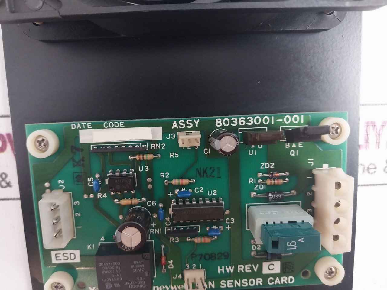 Yamatake-honeywell 80363001-001 Axial Fan Assembly Panel Sd12038C2Hl Dc24V 0.40A