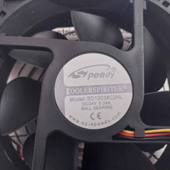 Yamatake-honeywell 80363001-001 Axial Fan Assembly Panel Sd12038C2Hl Dc24V 0.40A