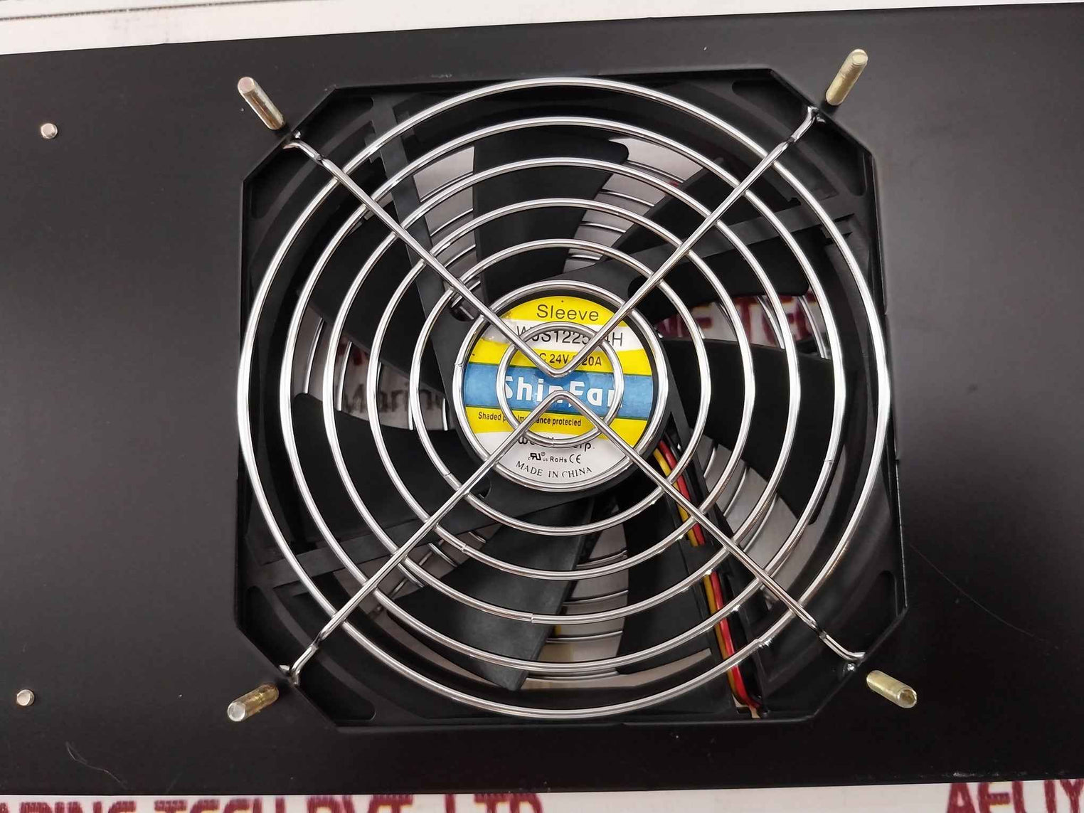 Yamatake-honeywell 80363001-001 Axial Fan Assembly Panel Wjs122524H Dc24V 0.20A