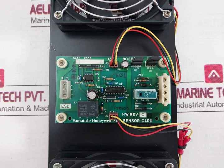Yamatake-honeywell 80363001-001 Fan Sensor Card Assembly 24V Dc 0.25A Rev C