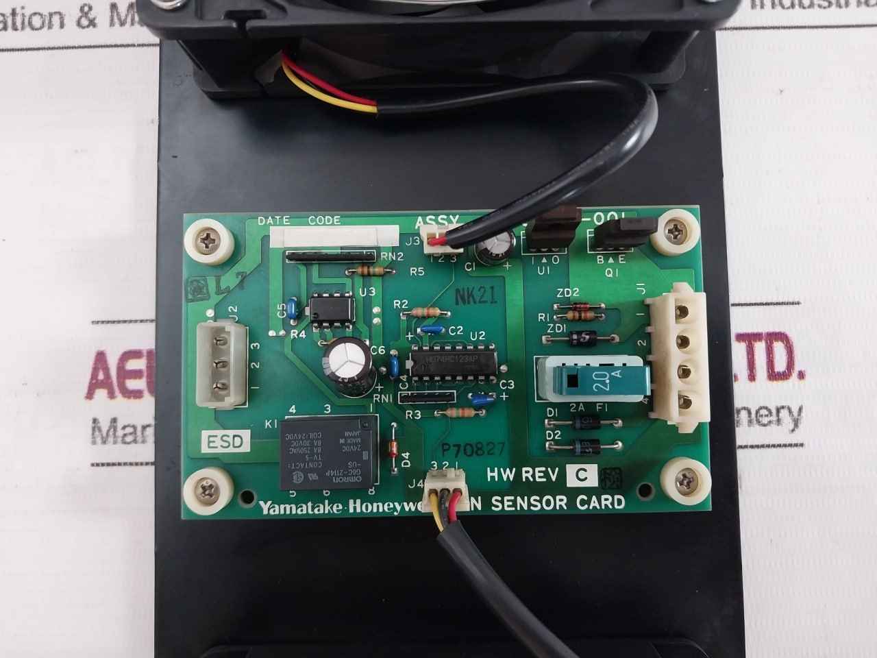 Yamatake-honeywell 80363001-001 Fan Sensor Card Assembly Dc 24V 9.2W Rev C