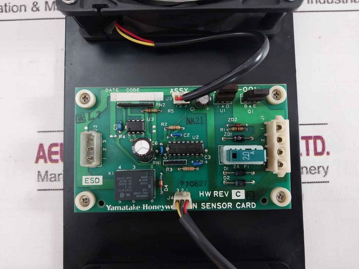 Yamatake-honeywell 80363001-001 Fan Sensor Card Assembly Dc 24V 9.2W Rev C