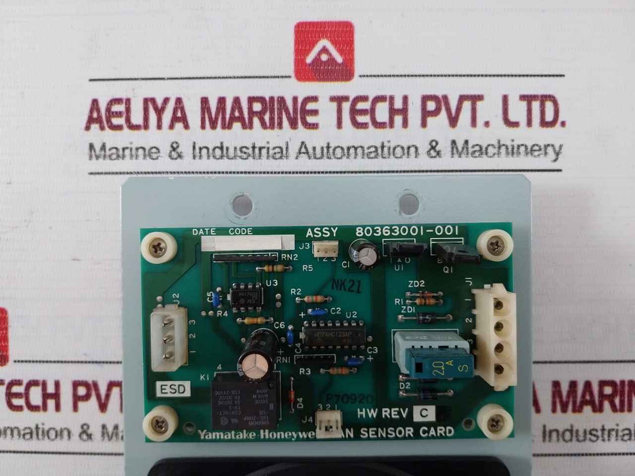 Yamatake-honeywell 80363001-001 Fan Sensor Card Dc24V 0.20A Wjs122524H