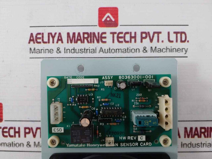 Yamatake-honeywell 80363001-001 Fan Sensor Card Dc24V 0.20A Wjs122524H