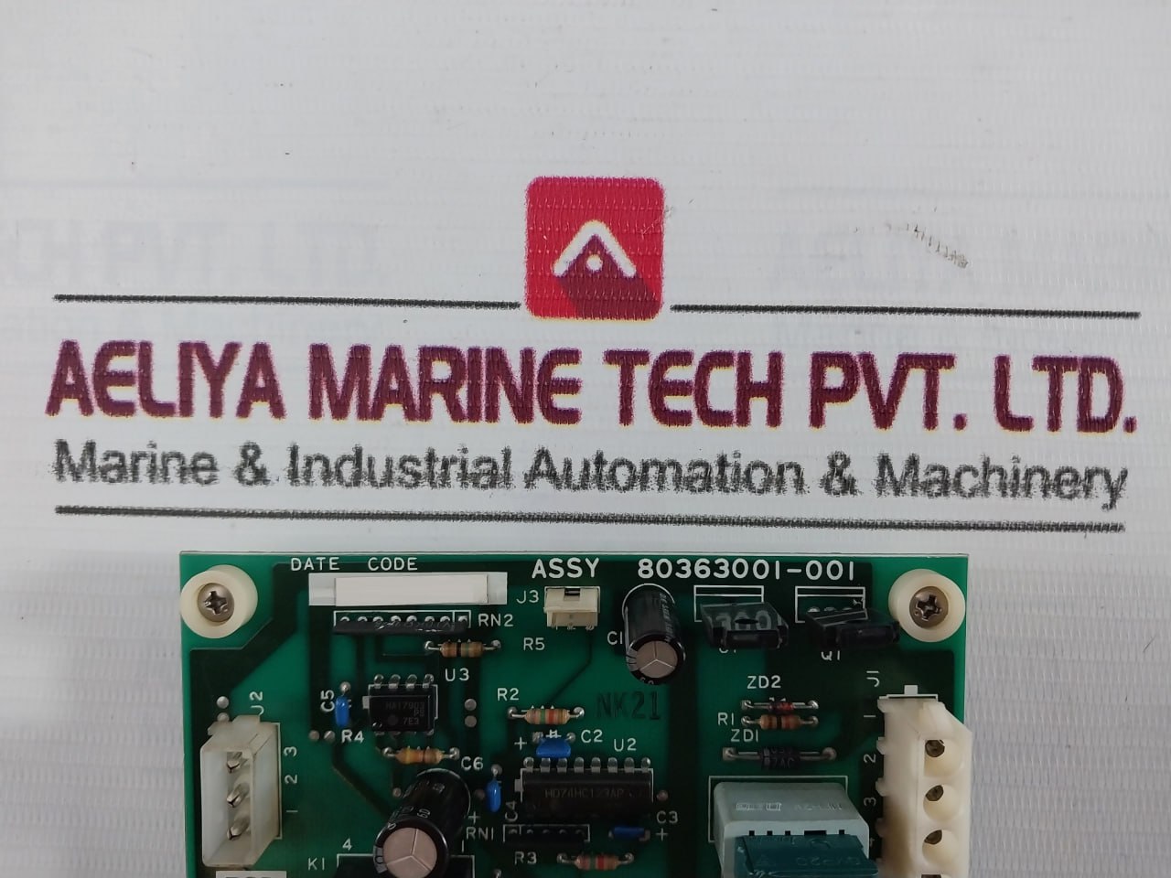 Yamatake-honeywell 80363001-001 Printed Circuit Board For Fan Sensor Rev.C