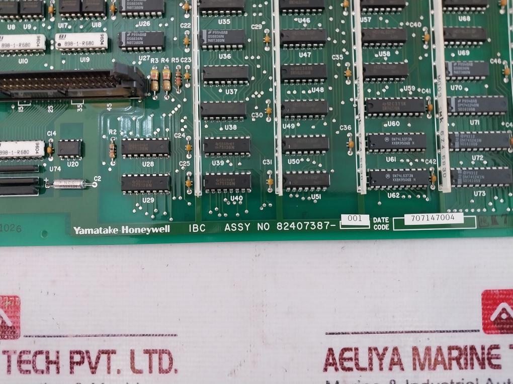 Yamatake-honeywell 82407387-001 I/o Bus Control Card Multifunction Controller