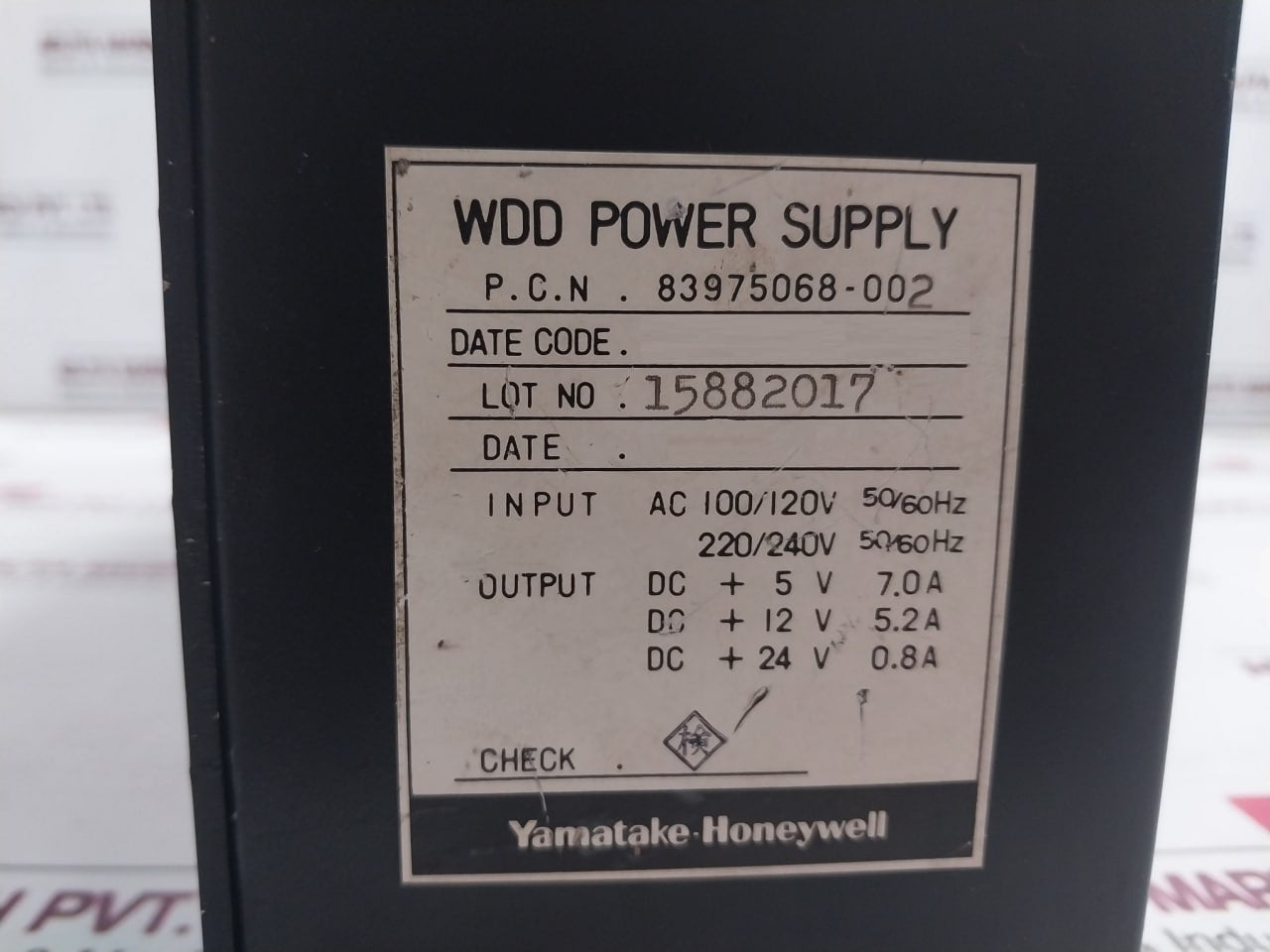 Yamatake-honeywell 83975068-002 Wdd Power Supply Unit