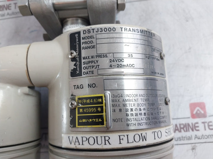 Yamatake-honeywell Dstj3000 Pressure Transmitter 35 Kgf/Cm2 24Vdc 4-20Madc 60?C