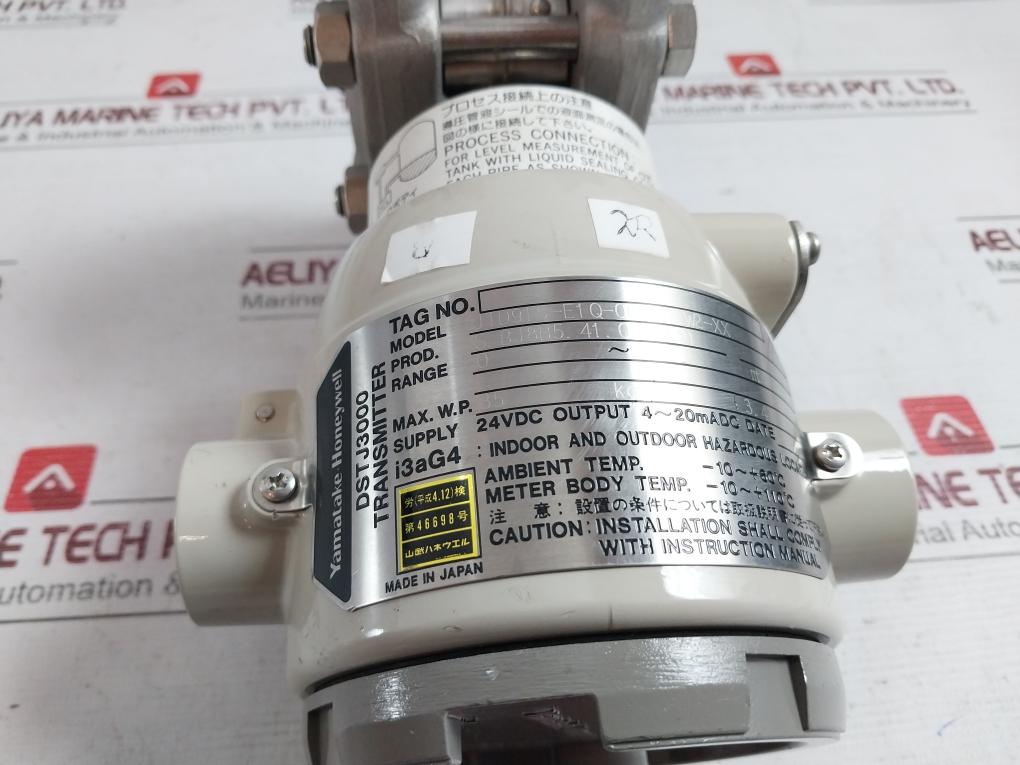 Yamatake-honeywell Dstj3000 Pressure Transmitter Jtd915-e1Q-00000-w2-xx 24Vdc