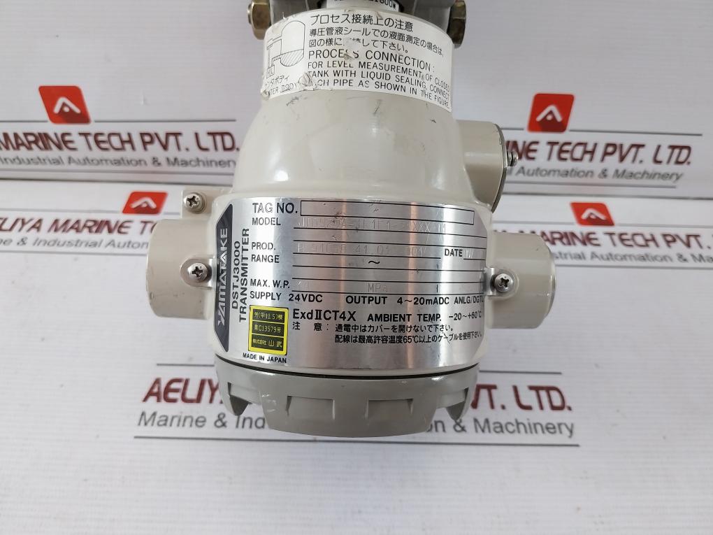 Yamatake-honeywell Dstj3000 Pressure Transmitter Jtd920A-1E1F1-21Xxx-t1 24Vdc