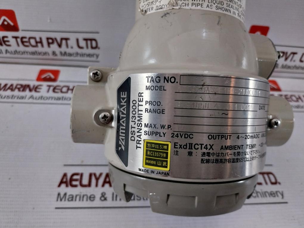 Yamatake-honeywell Dstj3000 Pressure Transmitter Jtd920A-1E1F1-21Xxx-t1 24Vdc