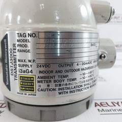 Yamatake-honeywell Dstj3000 Pressure Transmitter W/ Mounting Bracket U-bolt Kit