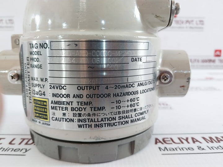 Yamatake-honeywell Dstj3000 Pressure Transmitter W/ Mounting Bracket U-bolt Kit