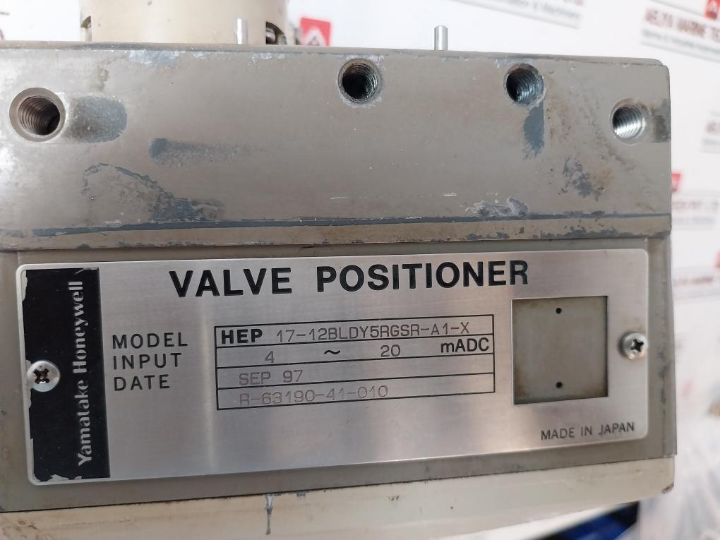 Yamatake-honeywell Hep 17-12bldy5rgsr-a1-x Valve Positioner