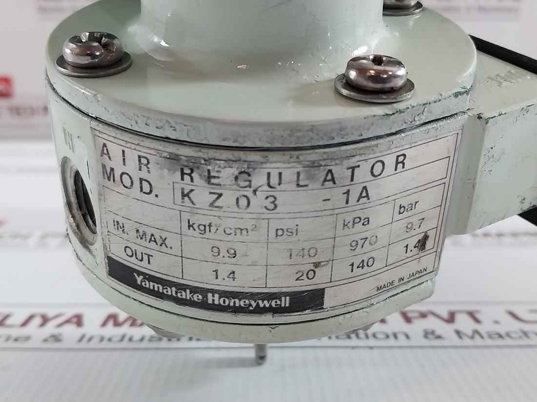Yamatake-honeywell I/P Converter Input 4-20Madc 1.4 Kgf/Cm2 Kux113-xm11Ax-7