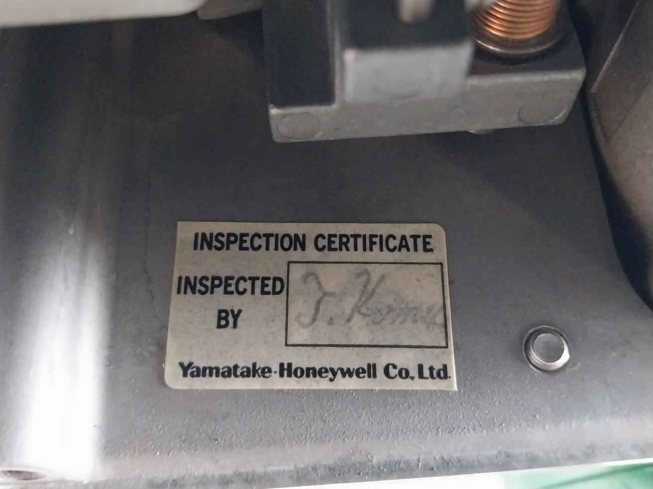 Yamatake-honeywell I/P Converter Input 4-20Madc 1.4 Kgf/Cm2 Kux113-xm11Ax-7