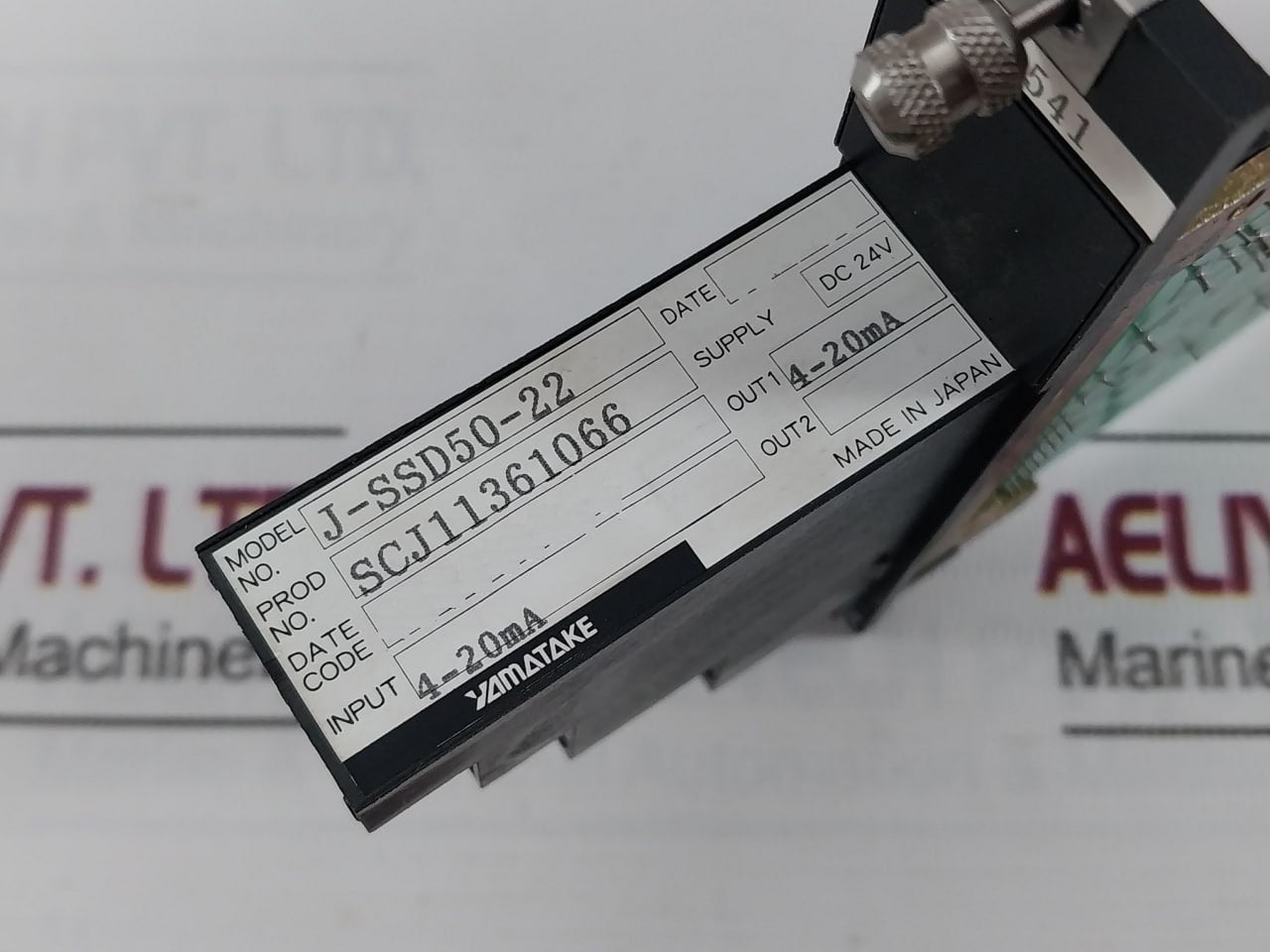 Yamatake-honeywell J-sfm10 Mc & Rack Assembly J-stc80-02 J-ssd50-22 Dc24V 4-20Ma