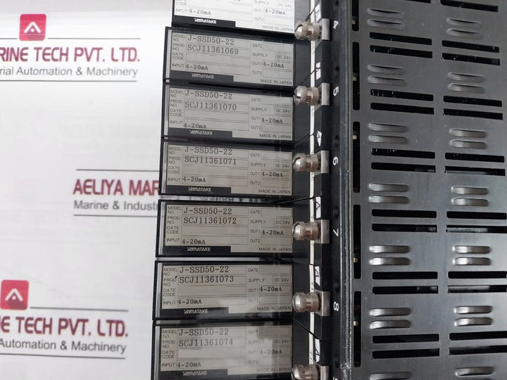 Yamatake-honeywell J-sfm10 Mc & Rack Assembly J-stc80-02 J-ssd50-22 Dc24V 4-20Ma