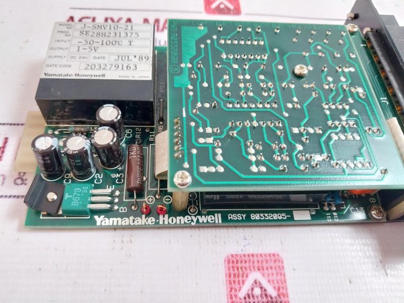 Yamatake-honeywell J-smv10-21 Input/output Module Pwb 80332097/80332098