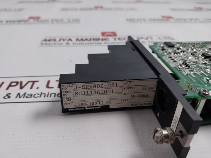 Yamatake-honeywell J-srv80Z-021 Analog Input Module Dc24V 4-20Ma