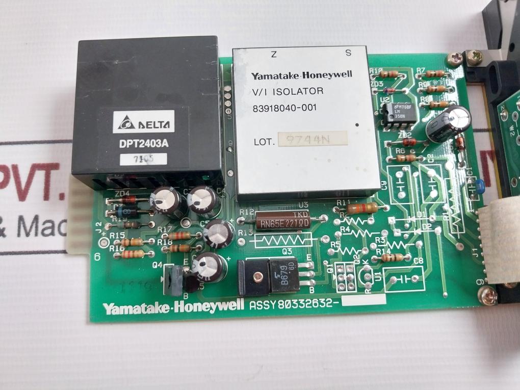 Yamatake-honeywell J-ssd50-12 Analog Input Pcb Module 4-20 Ma 1-5V