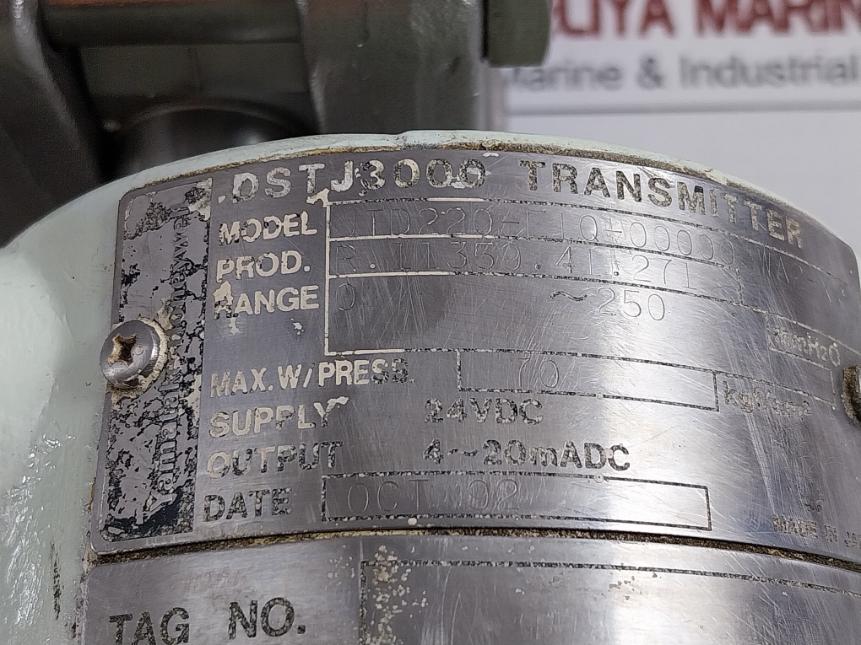 Jtd220-e1Q-00000-wa2-xx Pressure Transmitter 70 Kgf/Cm2 Yamatake-honeywell