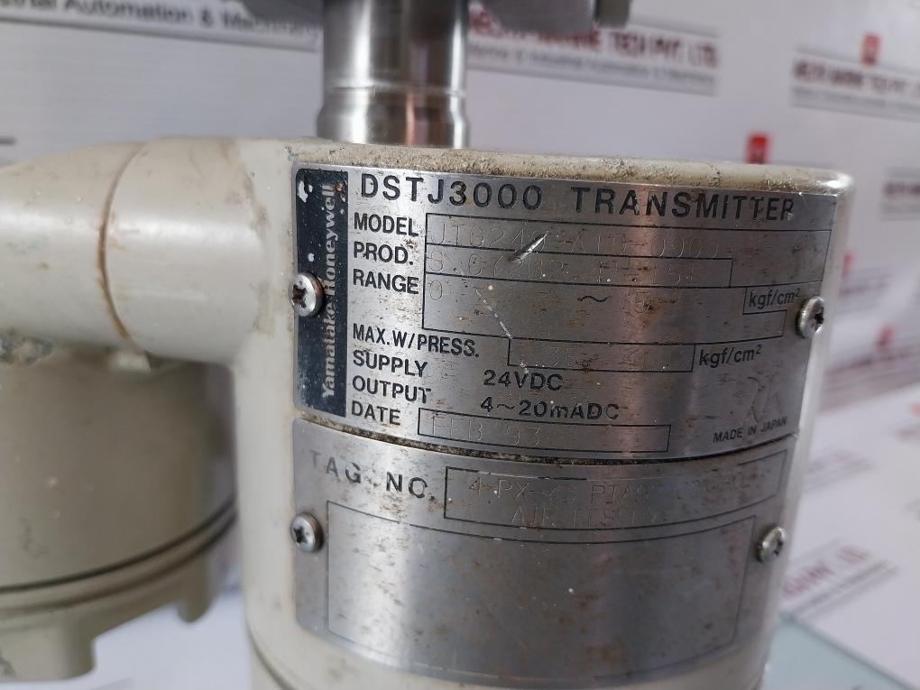 Yamatake-honeywell Jtg240-a10-00000-x-xx Pressure Transmitter 24Vdc