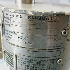 Yamatake-honeywell Jtg240-e1Q-00000-w2-xx Pressure Transmitter 24Vdc 239053317